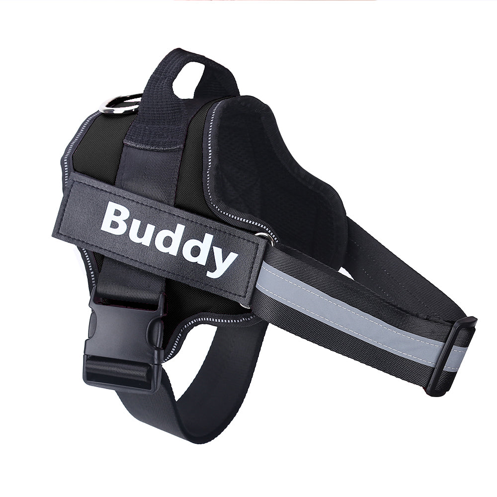 Personalized No-Pull Dog Harness – Reflective Adjustable Pet Vest