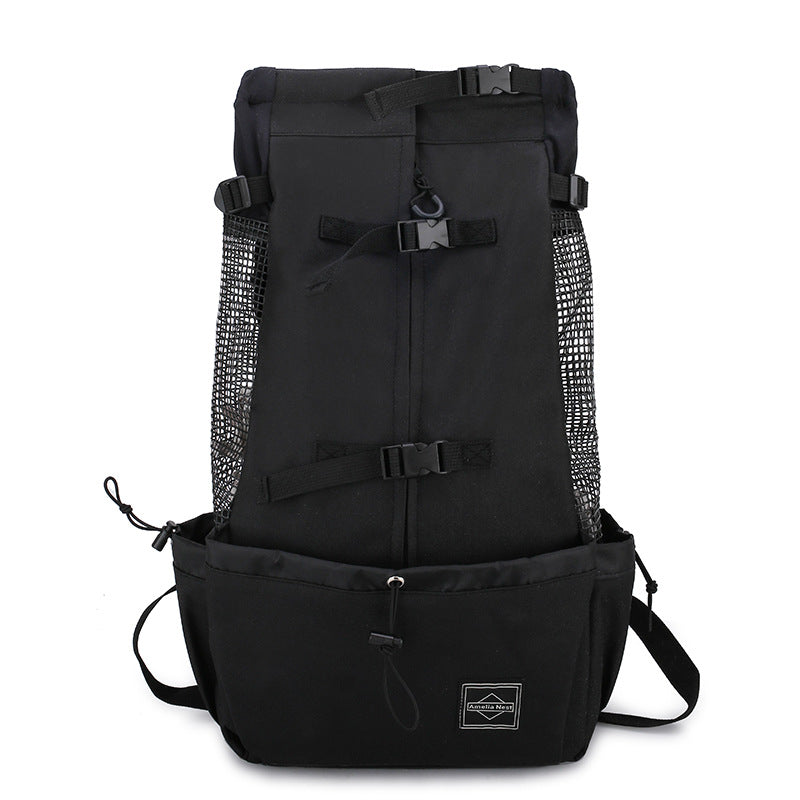 Double Shoulder Dog Carrier Backpack – Travel Pet Bag
