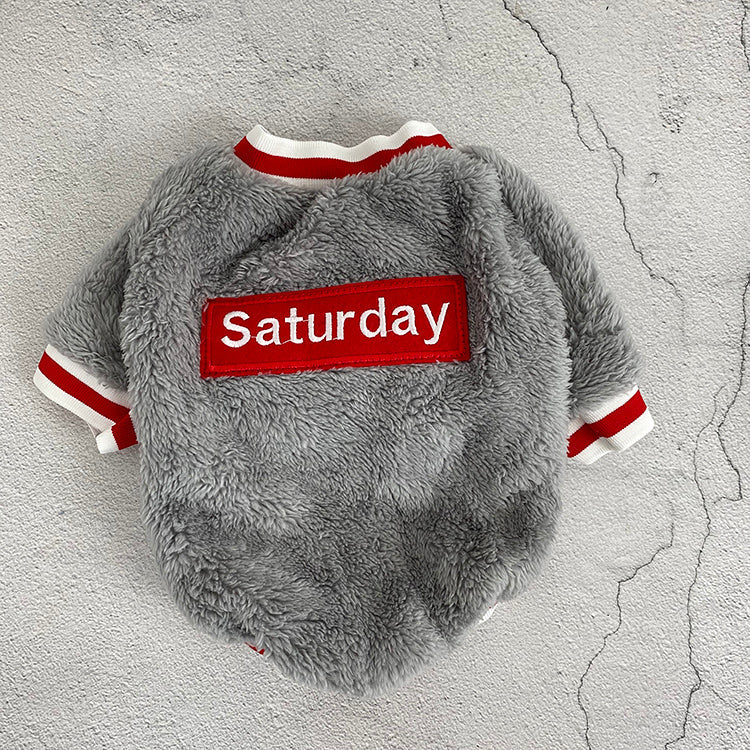 Blue Dog Sweater – Soft Cotton Warm Pet Clothes for Small Dogs