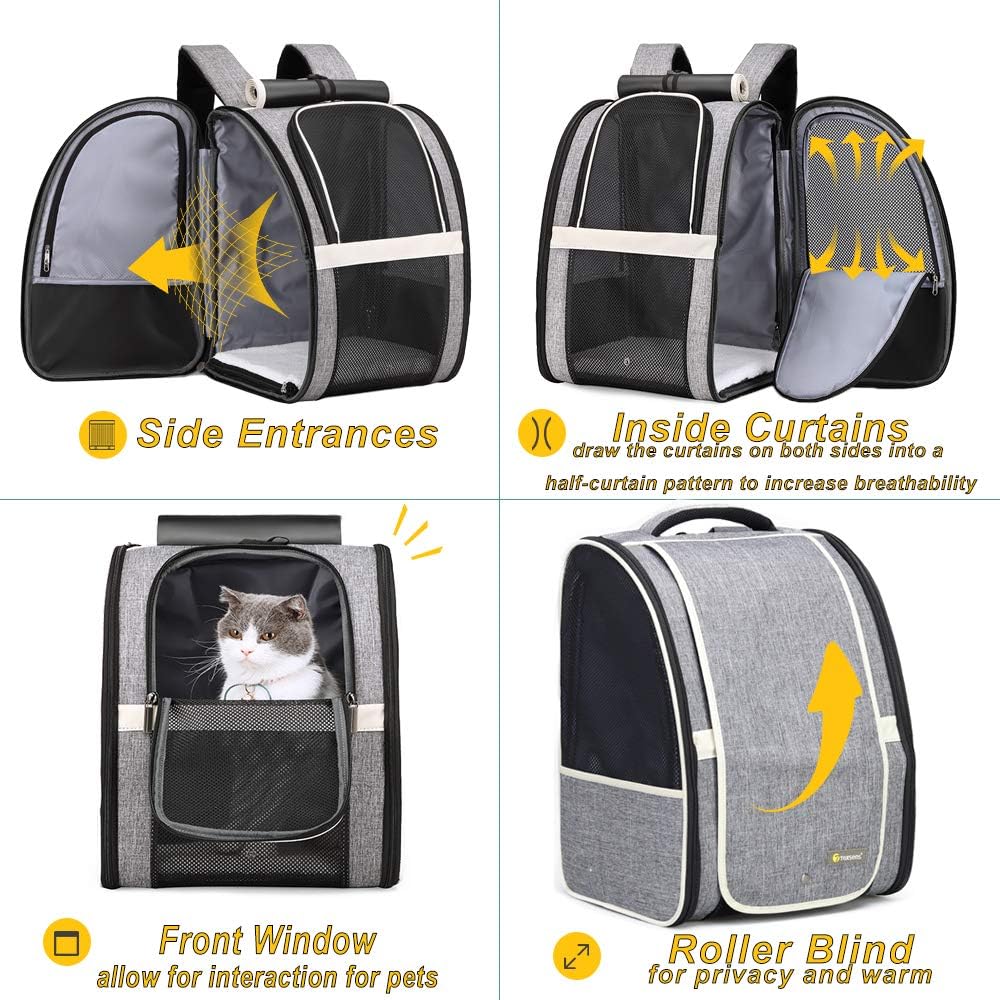 Bubble Backpack Pet Carrier – Transparent Cat & Dog Travel Bag
