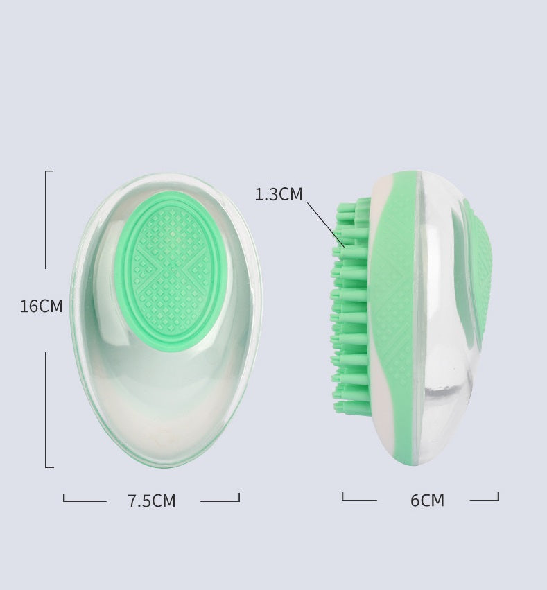 2-in-1 Pet Bath Brush & Massage Comb – Dog & Cat Grooming Tool
