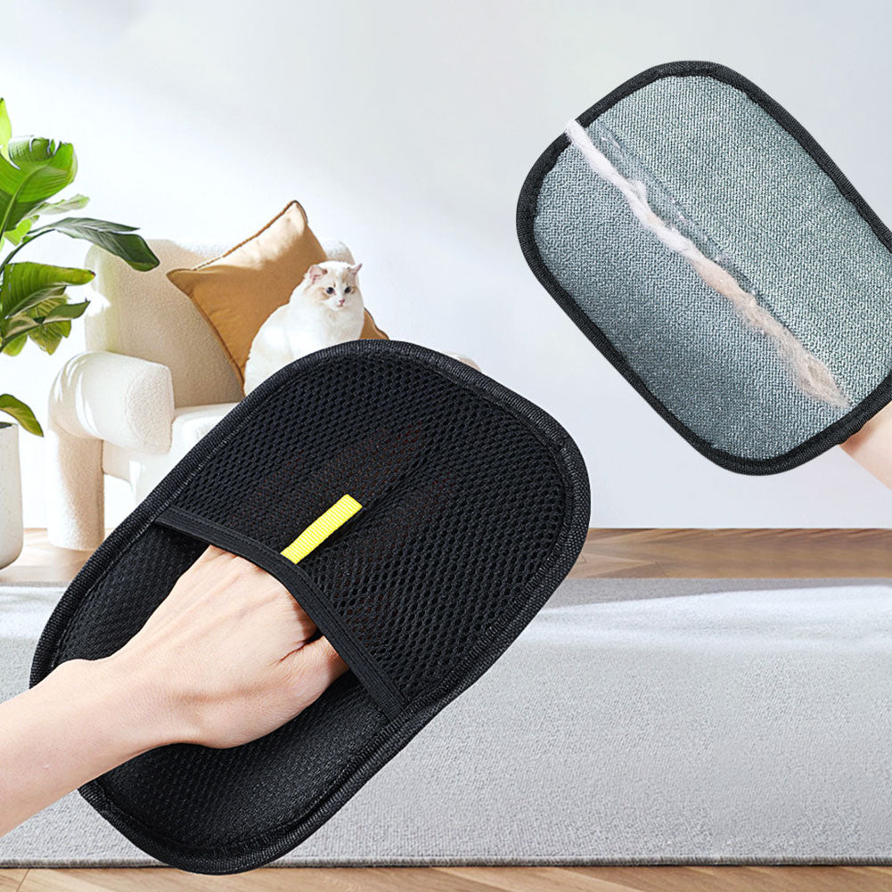 Pet Hair Remover Glove – Deshedding Grooming Mitt for Dogs & Cats