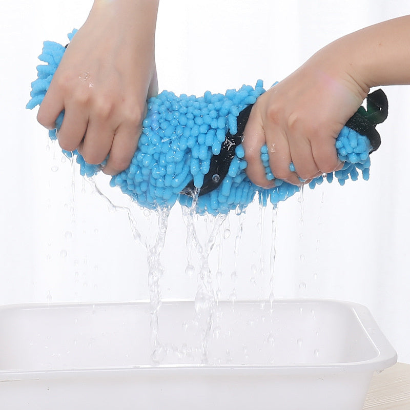 Super Absorbent Dog Towel with Hand Pockets – Quick Dry Pet Towel