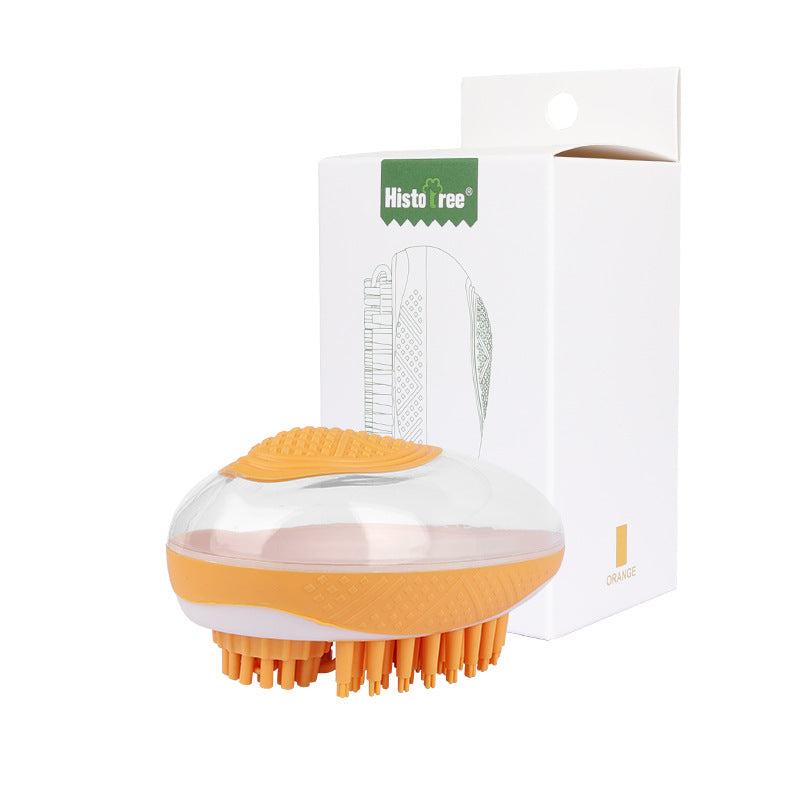 2-in-1 Pet Bath Brush & Massage Comb – Dog & Cat Grooming Tool