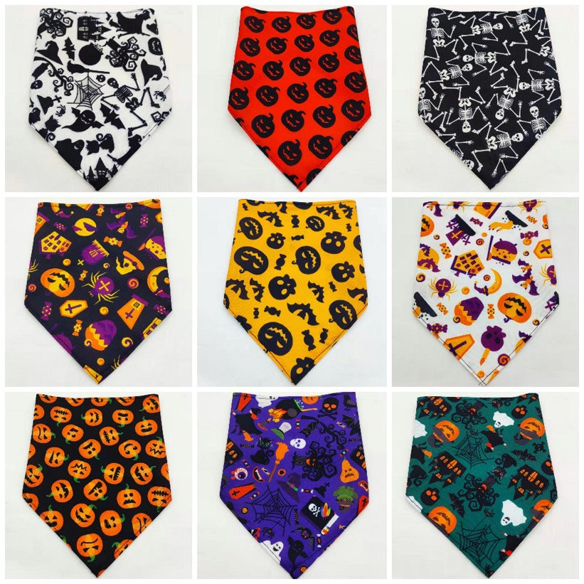 Dog Bandana Drool Towel – Stylish Tie-Dye Pet Scarf