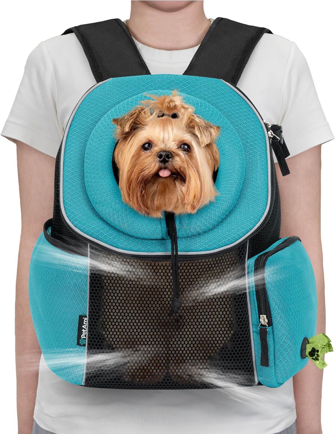 Breathable Dog Carrier Backpack – Portable Pet Travel Bag