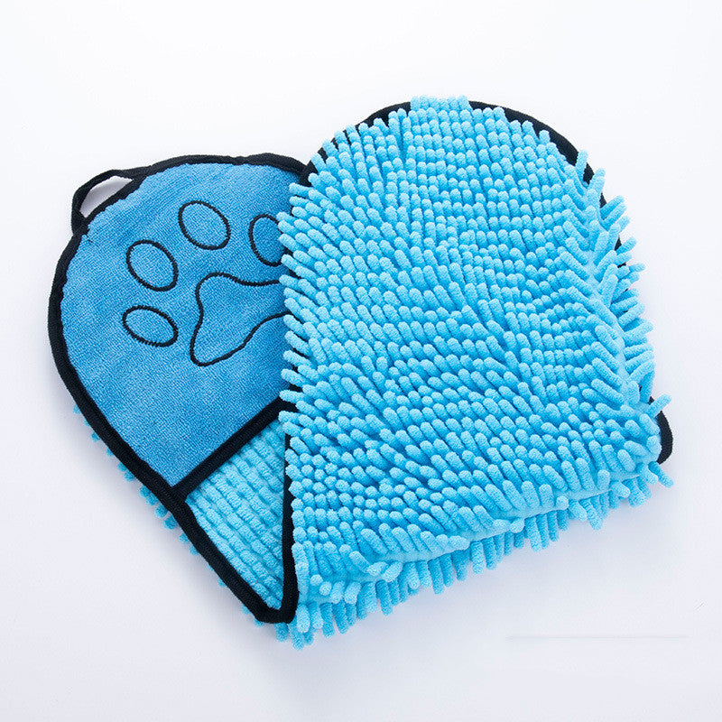 Super Absorbent Dog Towel with Hand Pockets – Quick Dry Pet Towel